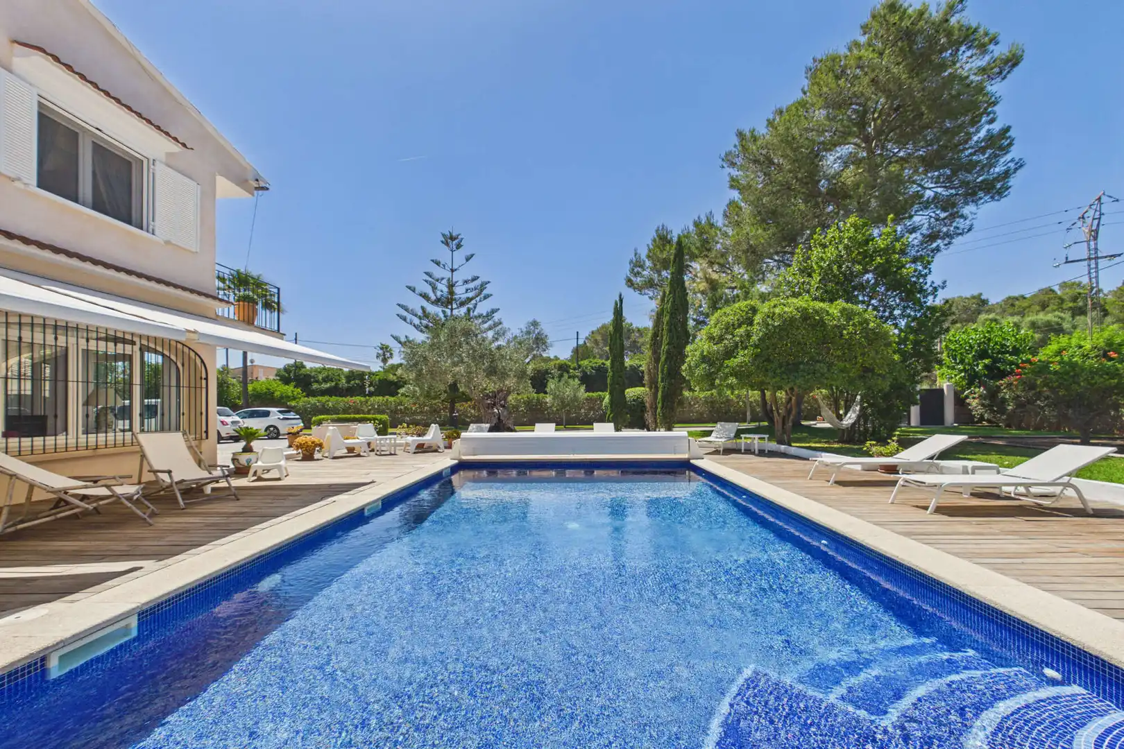 Piscina de Finca rústica en venta en Muro con Aire acondicionado, Terraza y Amueblado