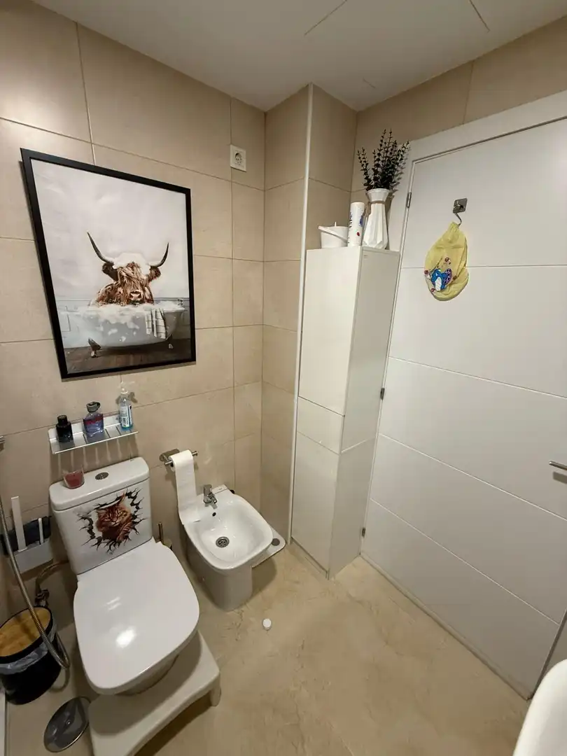 Bany de Apartament en venda en Alicante / Alacant amb Aire condicionat i Terrassa