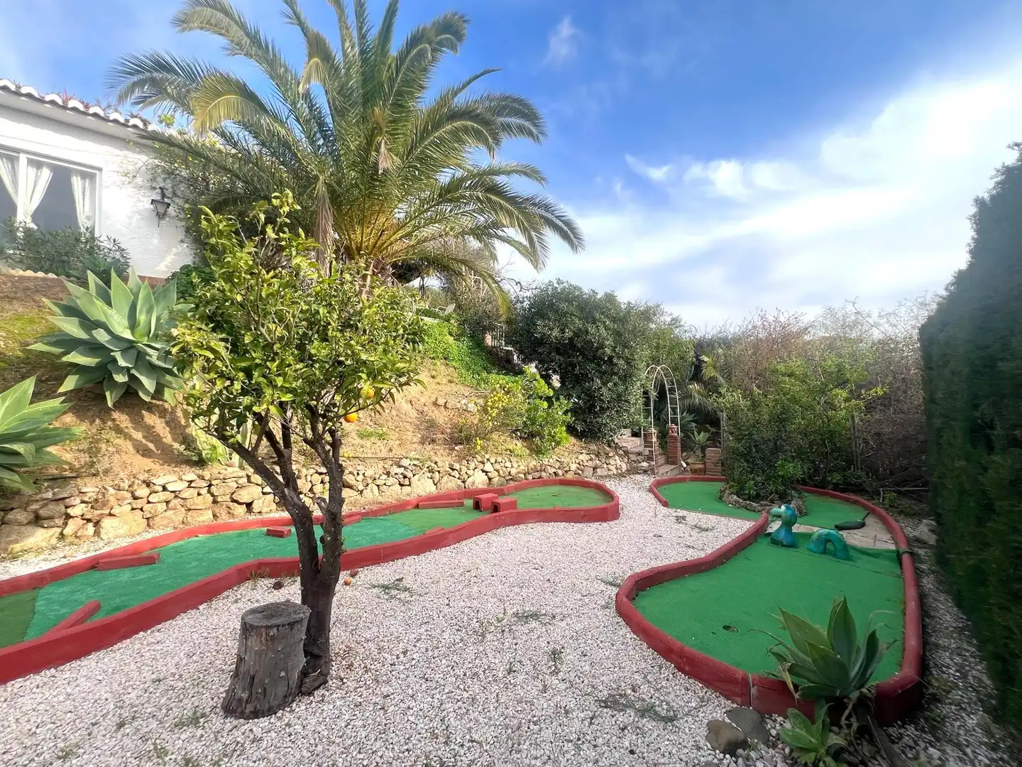 Garden of Houses for rent in Mijas  with Private garden, Terrace and Swimming Pool