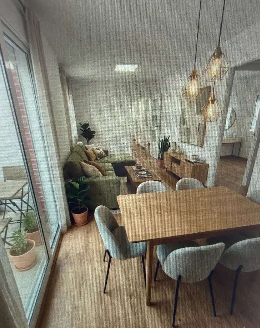 Sala de estar de Piso en venta en Sant Boi de Llobregat con Parquet, Horno y Balcón