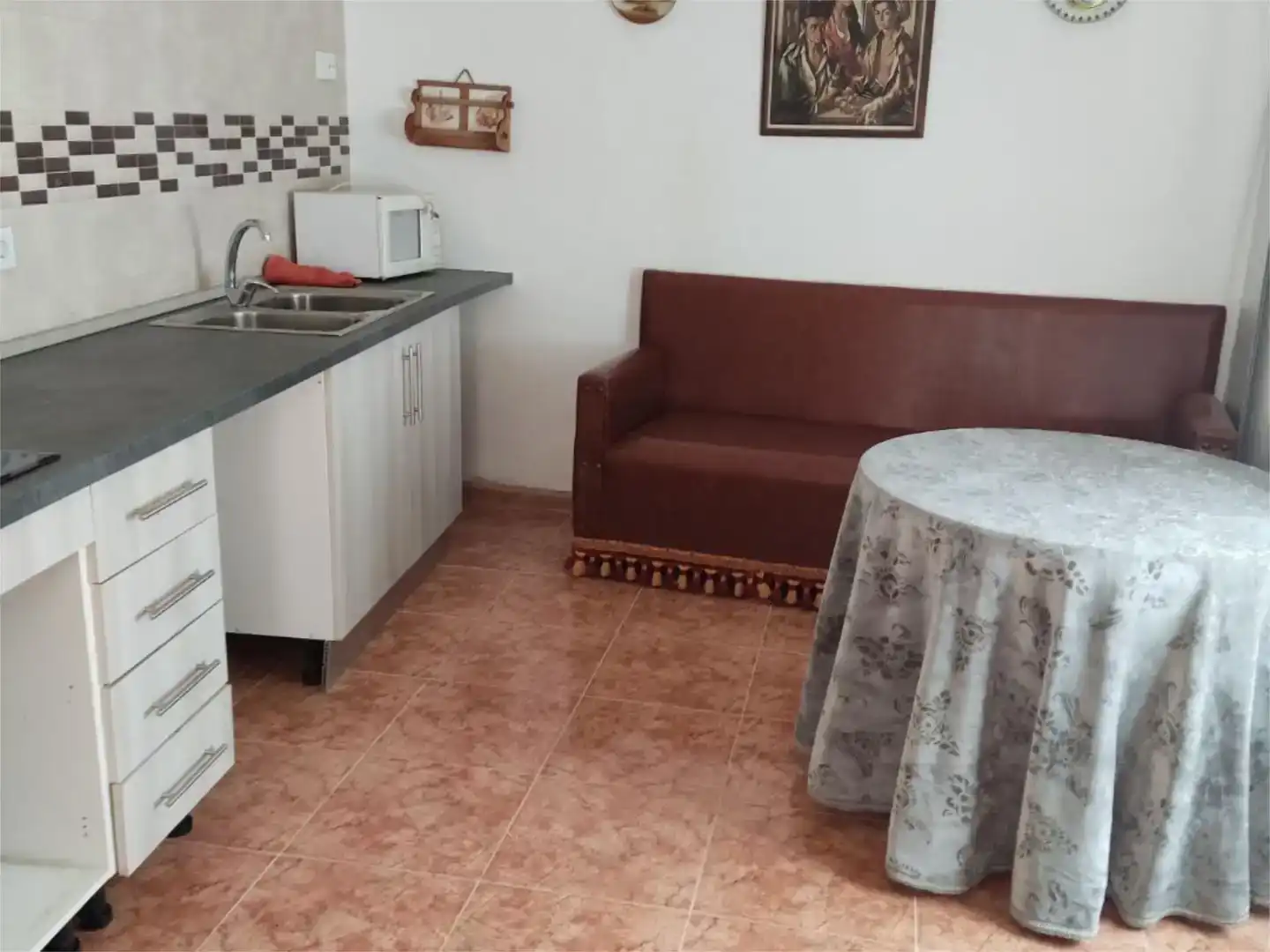 Cocina de Planta baja en venta en Cañada de Calatrava con Trastero y Amueblado