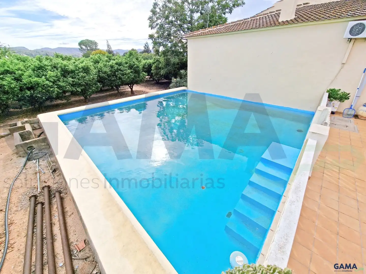 Piscina de Casa o chalet en venta en La Pobla Llarga con Aire acondicionado y Piscina