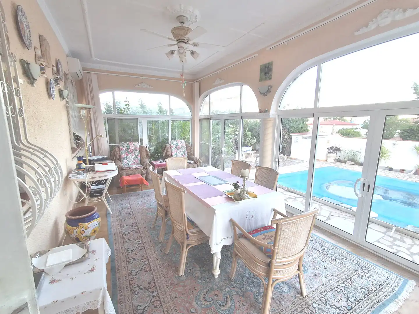 Comedor de Casa o chalet en venta en Mont-roig del Camp con Aire acondicionado, Calefacción y Jardín privado