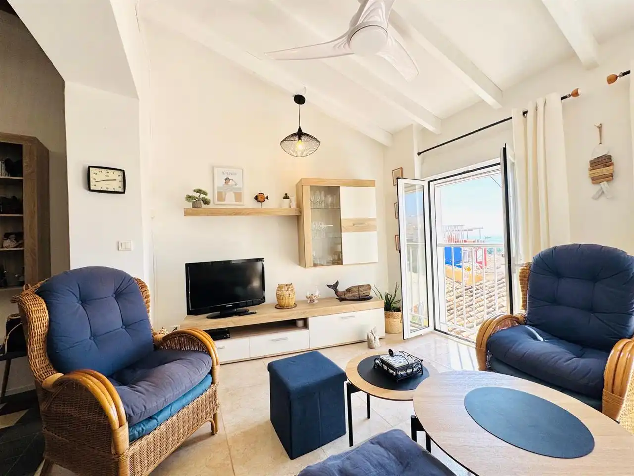 Sala d'estar de Àtic en venda en Villajoyosa / La Vila Joiosa amb Aire condicionat i Calefacció