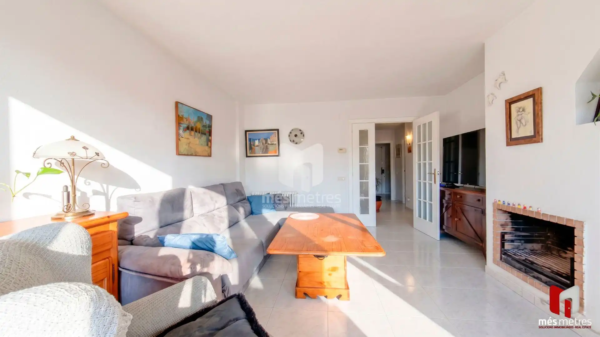 Sala de estar de Casa o chalet en venta en Teià con Calefacción, Jardín privado y Trastero