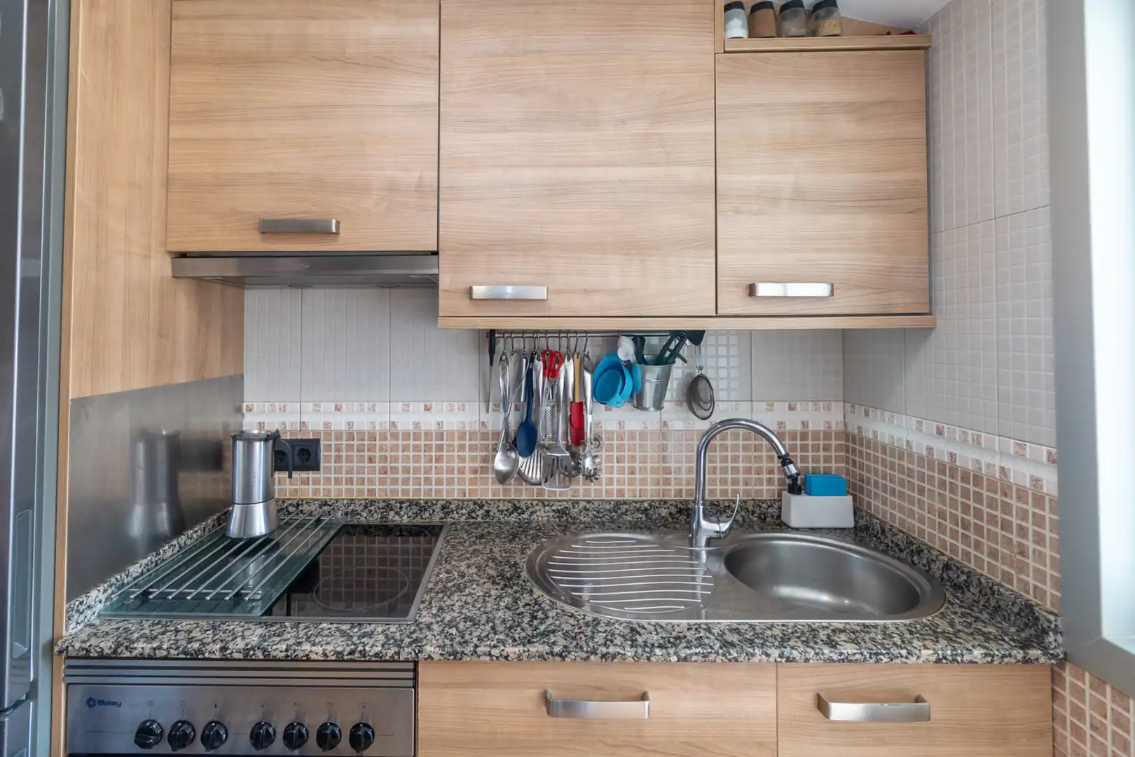 Kitchen of Flat for sale in Miño  with Heating, Parquet flooring and Terrace
