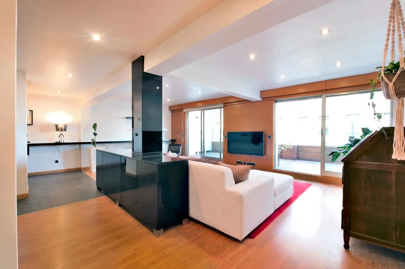 Wohnzimmer von Wohnung zum Verkauf in Vigo  mit Heizung und Terrasse