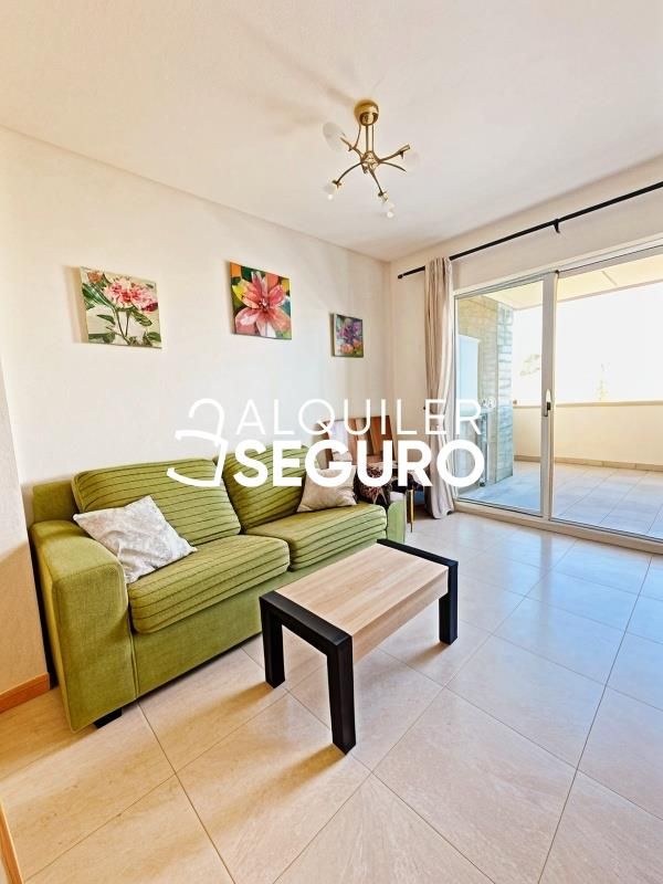 Living room of Flat to rent in Oropesa del Mar / Orpesa  with Air Conditioner, Heating and Swimming Pool