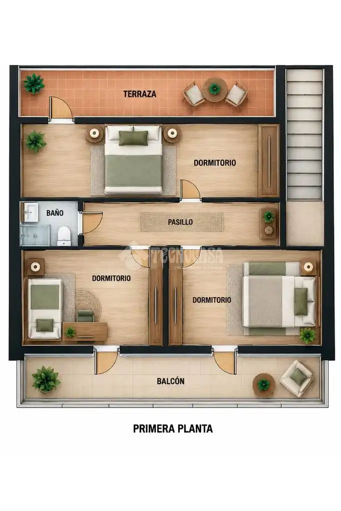 Casa aparellada amb terrassa en venda a Vera Ciudad, imagen 41