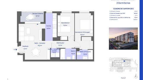 Photo 2 from new construction home in Flat for sale in Giusseppe Verdi, 101, San José - Los Metales, Valencia
