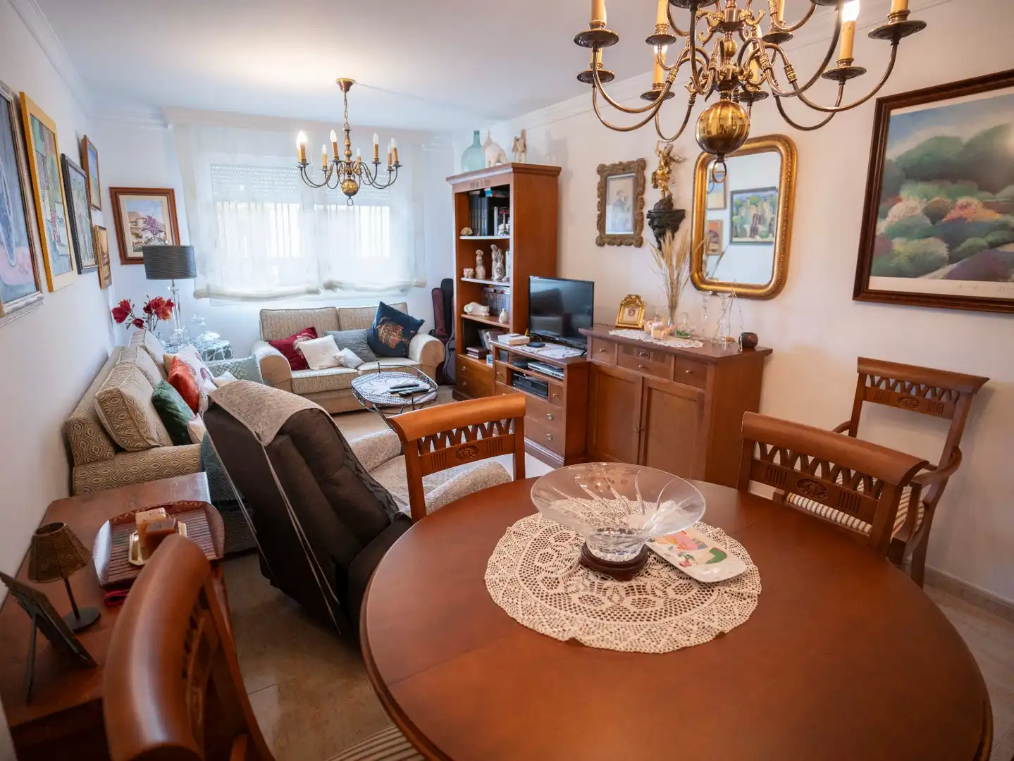 Sala de estar de Casa adosada en venta en Güímar con Terraza