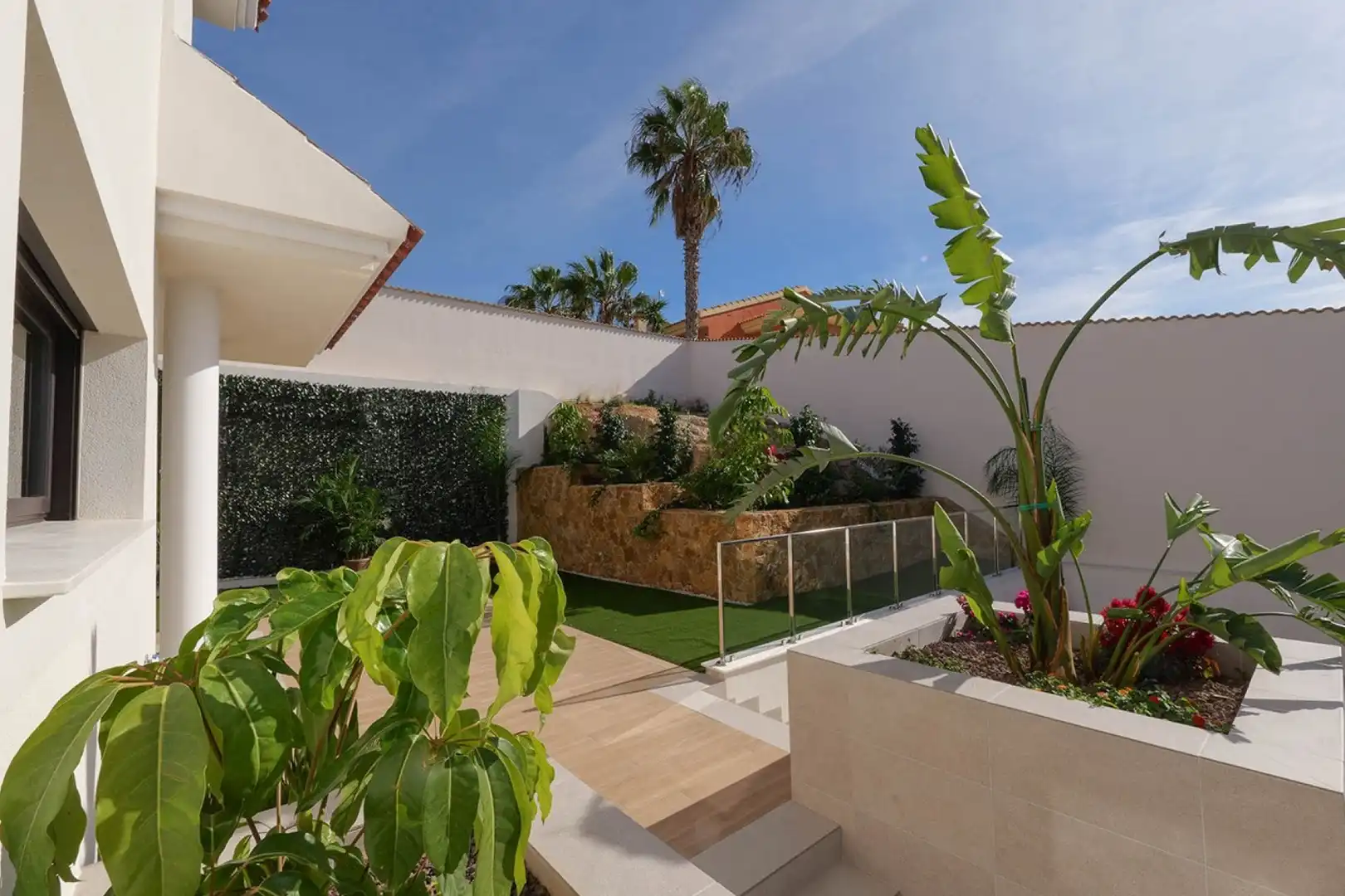 Terrassa de Casa o xalet en venda en Rojales amb Aire condicionat, Jardí privat i Terrassa