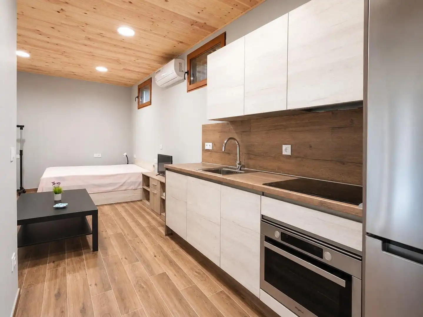 Cuina de Apartament en venda en Hervás amb Aire condicionat i Moblat