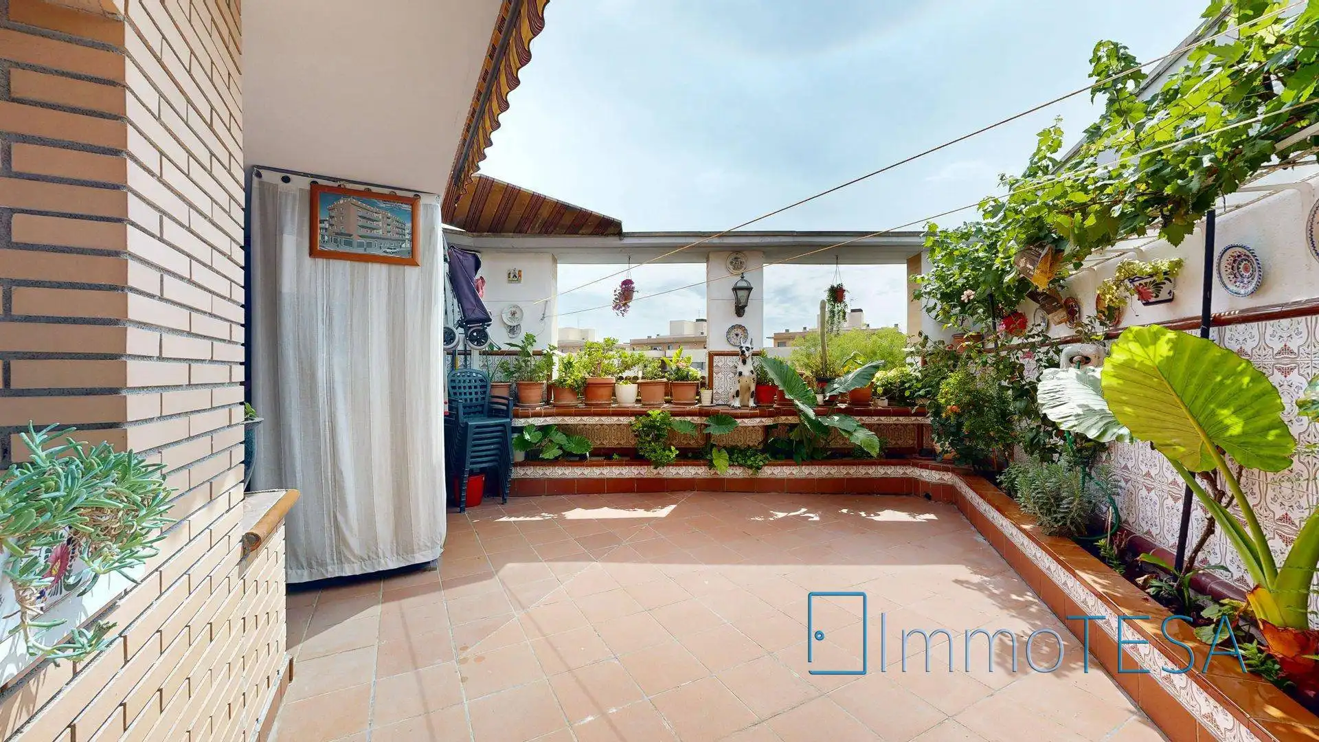 Garden of Flat for sale in Barberà del Vallès  with Air Conditioner, Heating and Parquet flooring