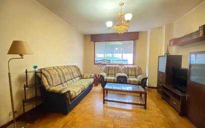 Living room of Flat for sale in Vigo   with Heating, Parquet flooring and Storage room