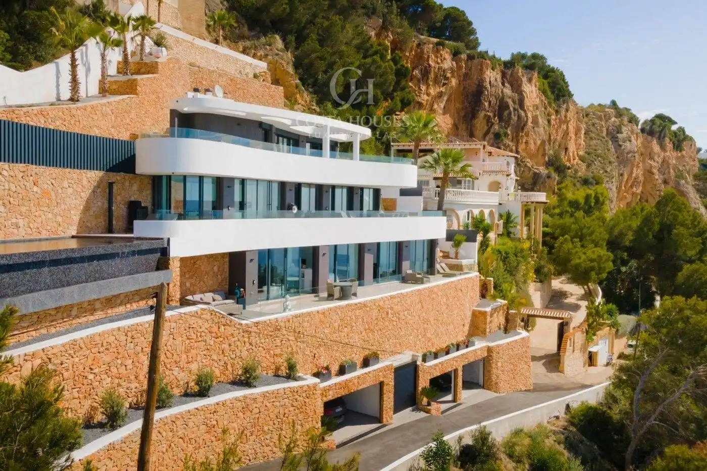 Vista exterior de Casa o xalet en venda en Jávea / Xàbia amb Aire condicionat, Jardí privat i Terrassa