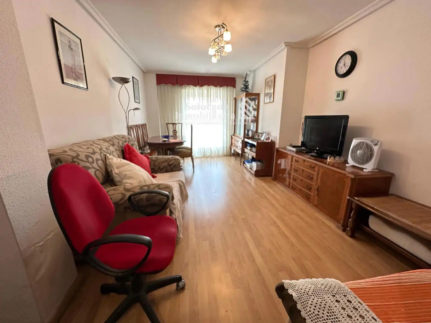 Living room of Flat for rent in Salamanca  with Heating, Terrace and Furnished