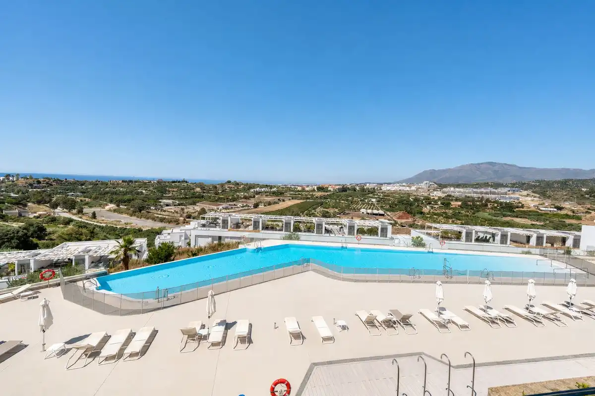 Swimming pool of Apartments for sale in Estepona  with Air Conditioner, Terrace and Storage room