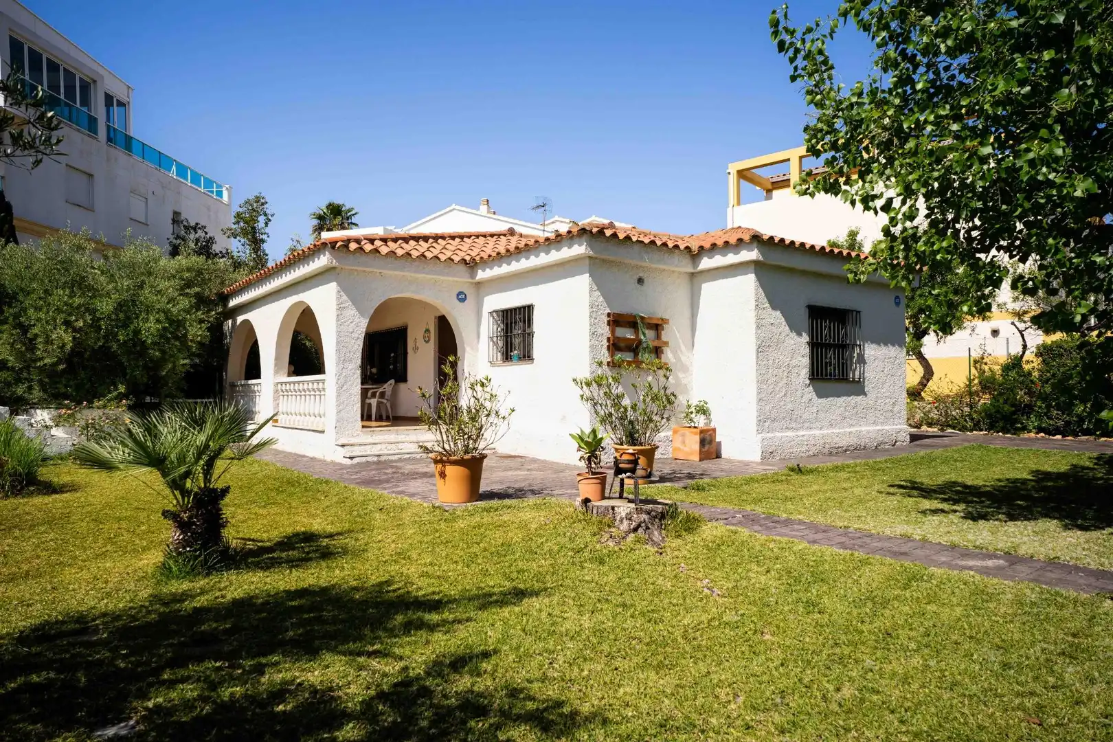 Exterior view of Houses for sale in Alcalà de Xivert  with Private garden, Terrace and Swimming Pool