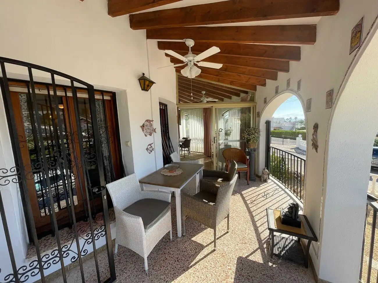 Terraza de Casa o chalet en venta en L'Alfàs del Pi con Calefacción, Jardín privado y Terraza