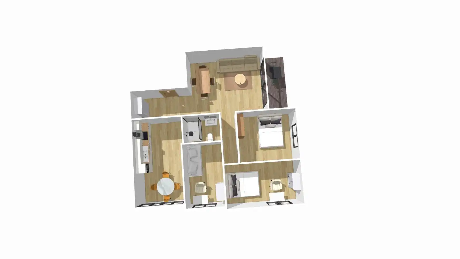 Wohnung zur Miete in N/A, Rubite