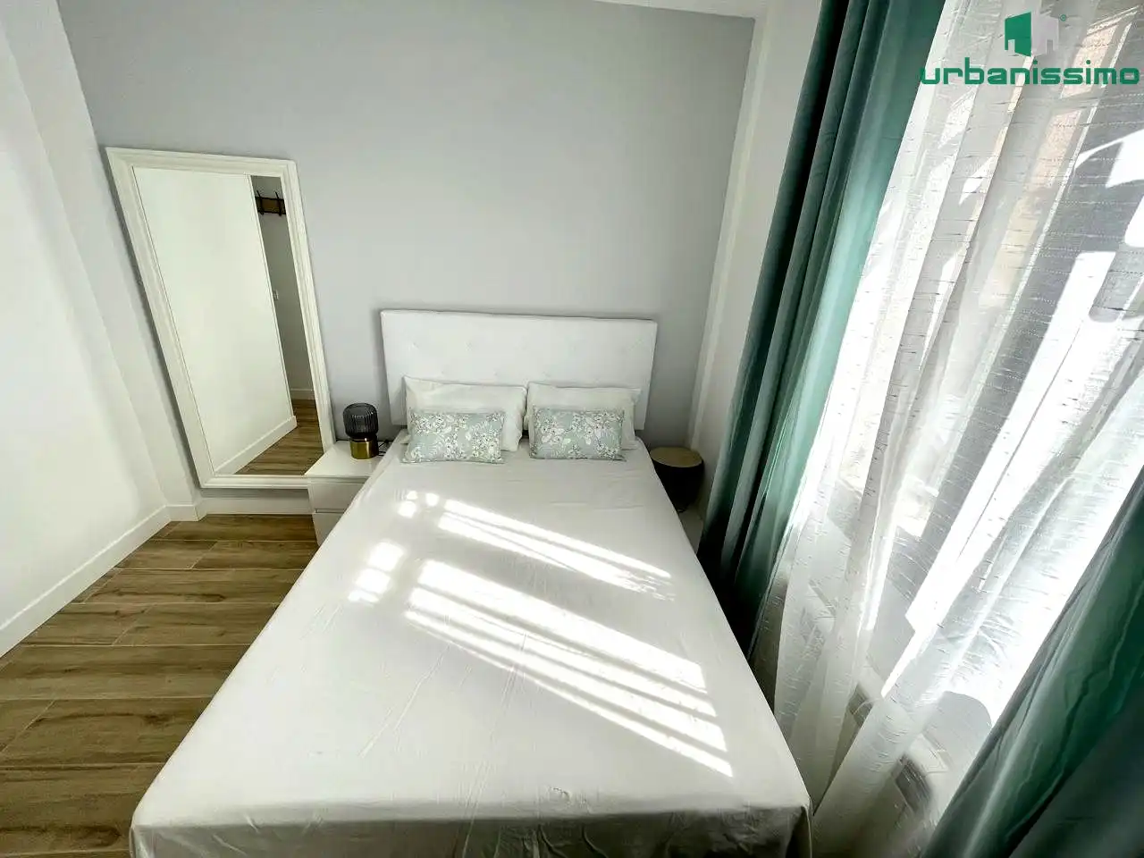 Habitación de Apartamento de alquiler en Madrid con Aire acondicionado, Calefacción y Terraza