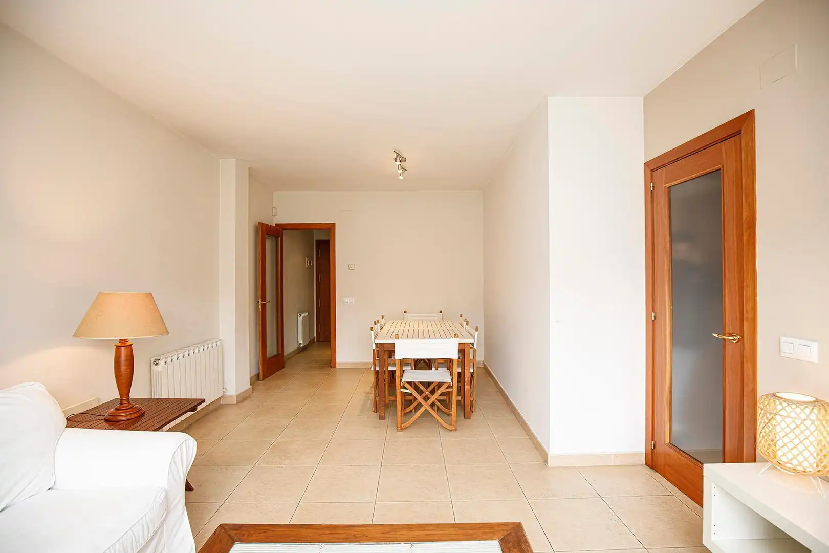 Esszimmer von Wohnungen zur Miete in Girona mit Heizung, Terrasse und Möbliert