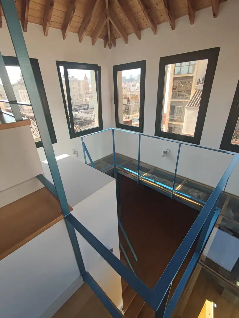 Terrasse von Loft zur Miete in Málaga mit Klimaanlage, Terrasse und Möbliert