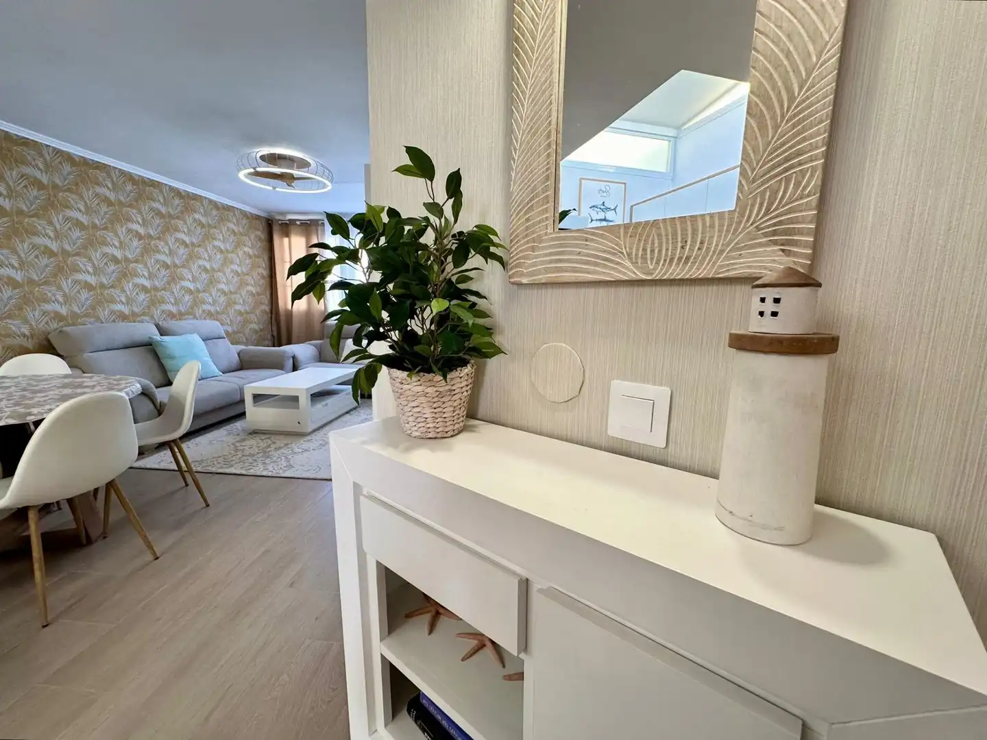 Living room of Detached homes for sale in Roquetas de Mar  with Air Conditioner, Heating and Furnished
