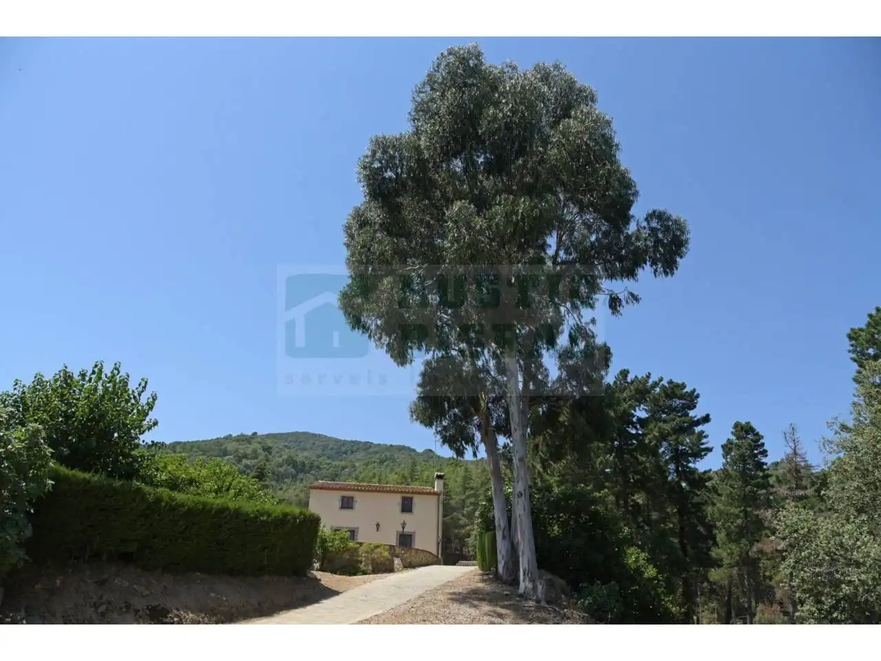 Vista exterior de Finca rústica en venda en Tordera amb Calefacció i Piscina
