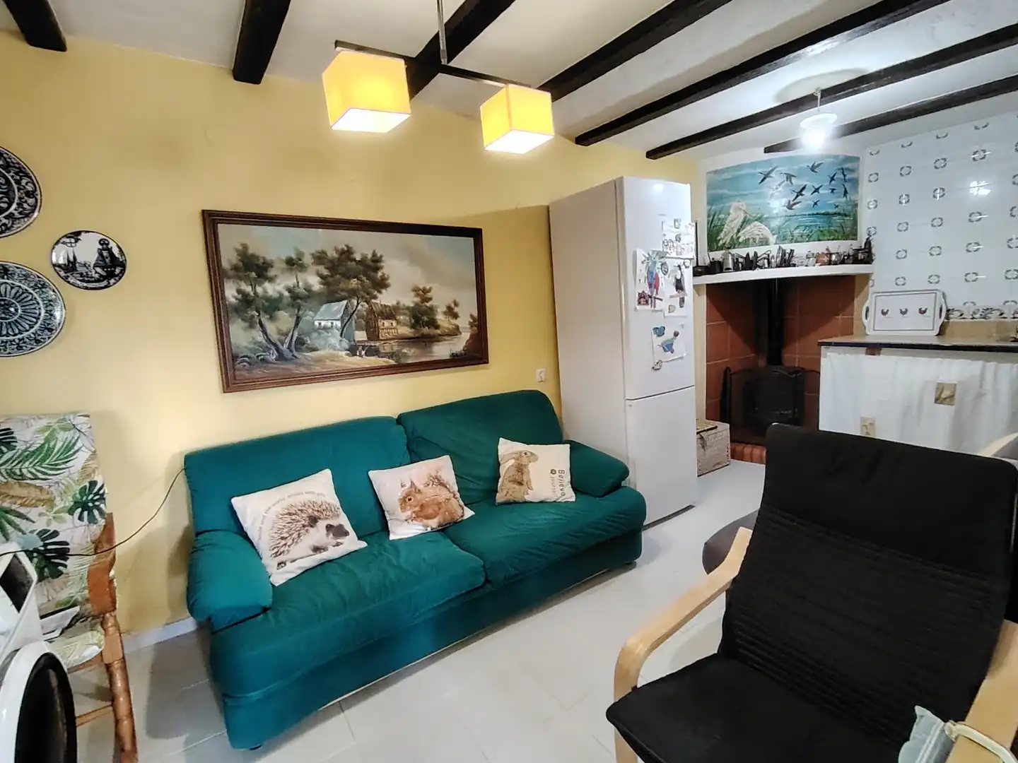 Sala d'estar de Casa o xalet en venda en Torrent amb Aire condicionat, Jardí privat i Terrassa