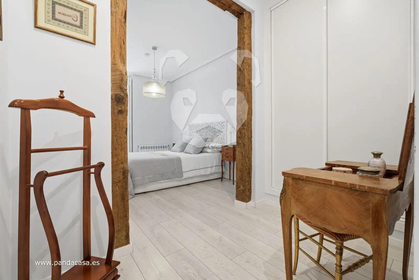 Schlafzimmer von Wohnung zum Verkauf in Madrid mit Klimaanlage, Heizung und Parkett