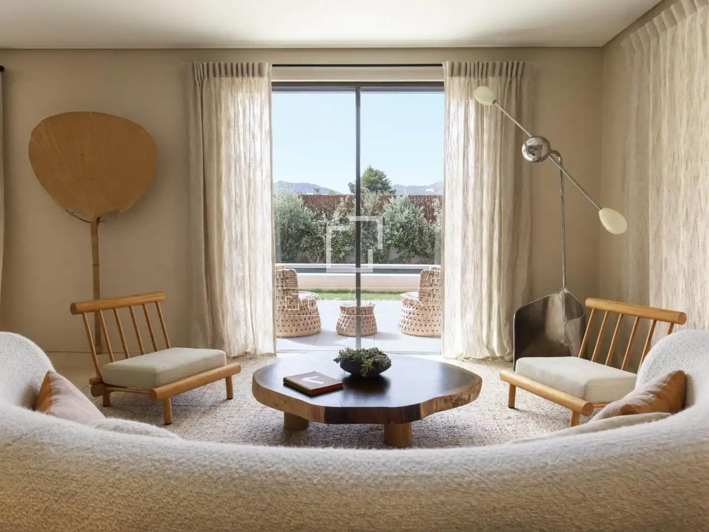Living room of Flat for rent in Eivissa  with Air Conditioner, Heating and Terrace