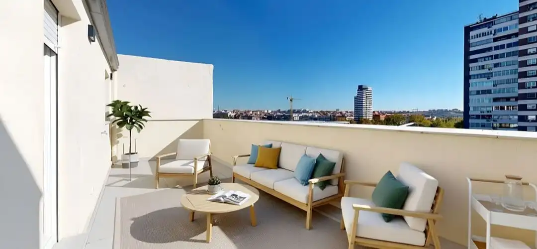Terraza de Ático en venta en  Madrid Capital con Aire acondicionado, Calefacción y Terraza