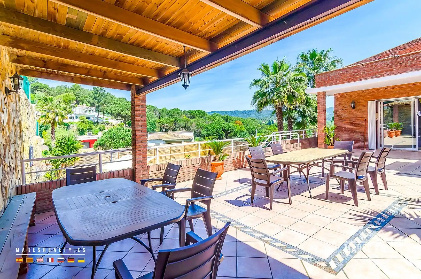 Terrassa de Casa o xalet en venda en Lloret de Mar amb Aire condicionat, Calefacció i Jardí privat