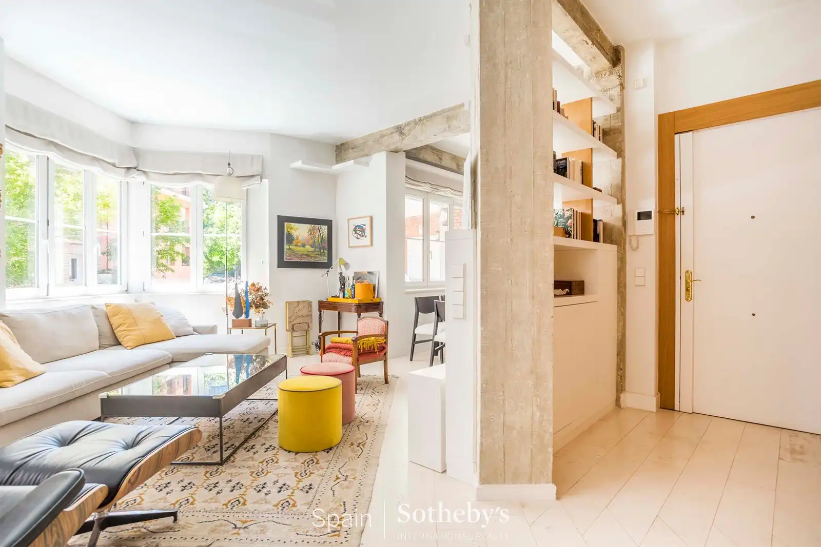 Wohnzimmer von Wohnungen zum Verkauf in Madrid mit Klimaanlage, Heizung und Abstellraum