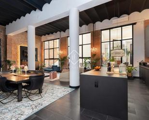 Sala d'estar de Loft en venda en  Barcelona Capital amb Aire condicionat i Terrassa