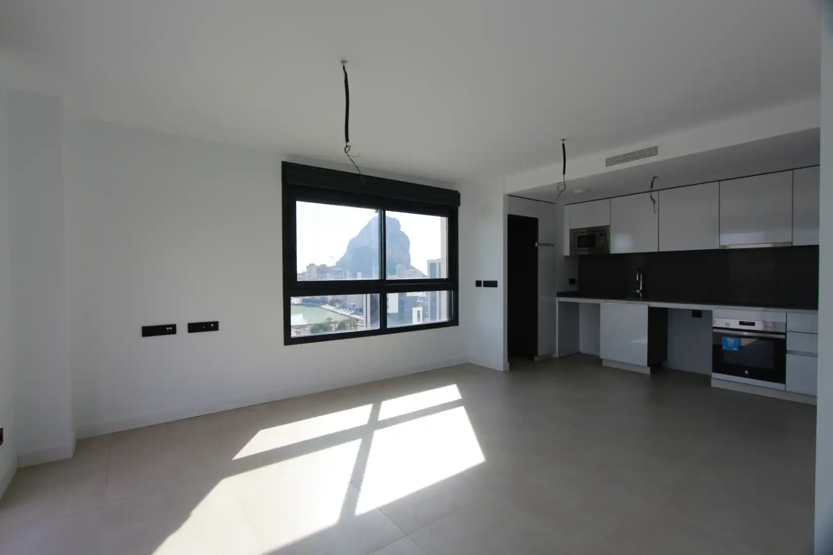 Living room of Attic for sale in Calpe / Calp  with Air Conditioner, Heating and Private garden