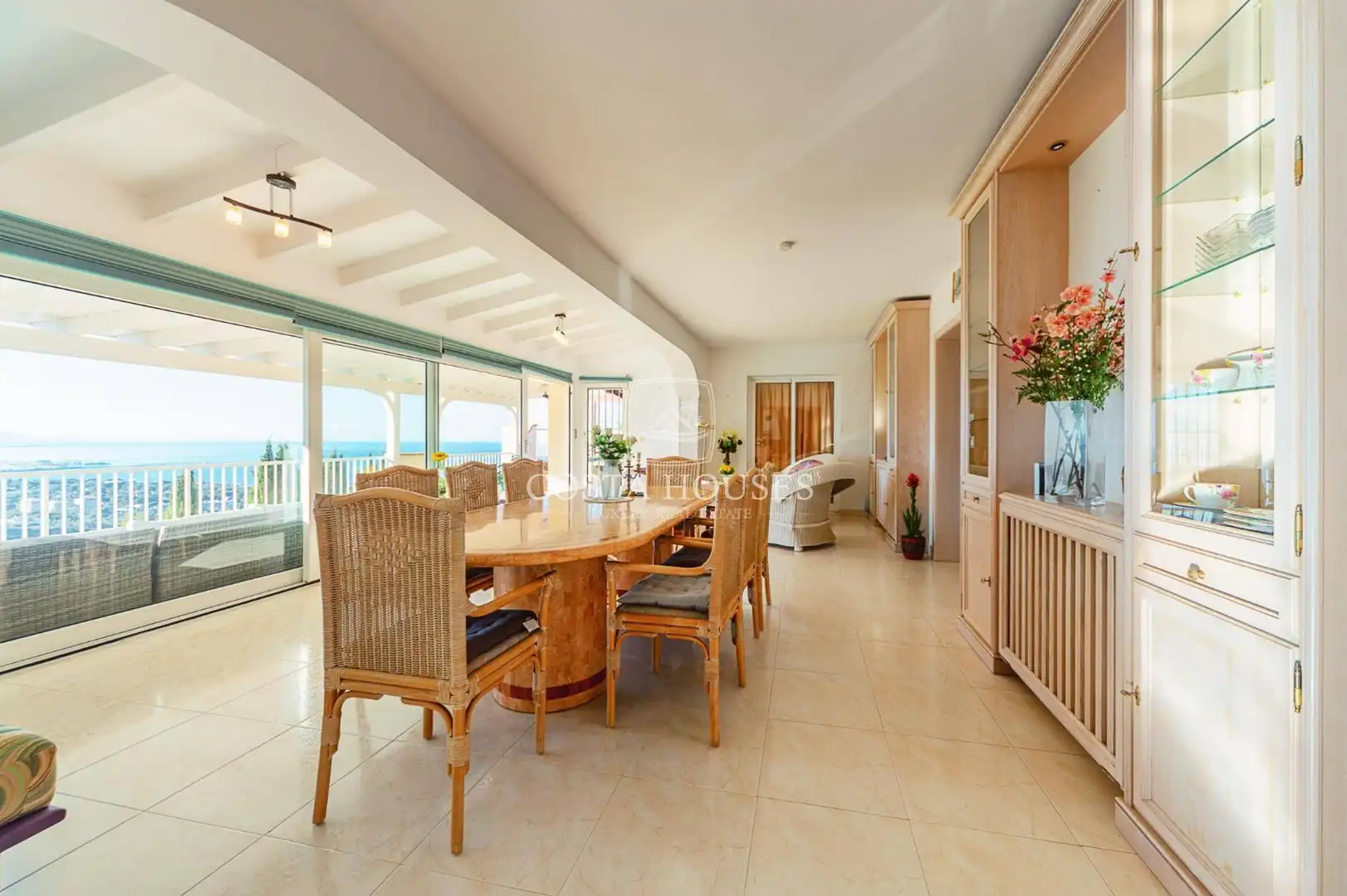 Dining room of Houses for sale in Dénia  with Air Conditioner, Heating and Private garden