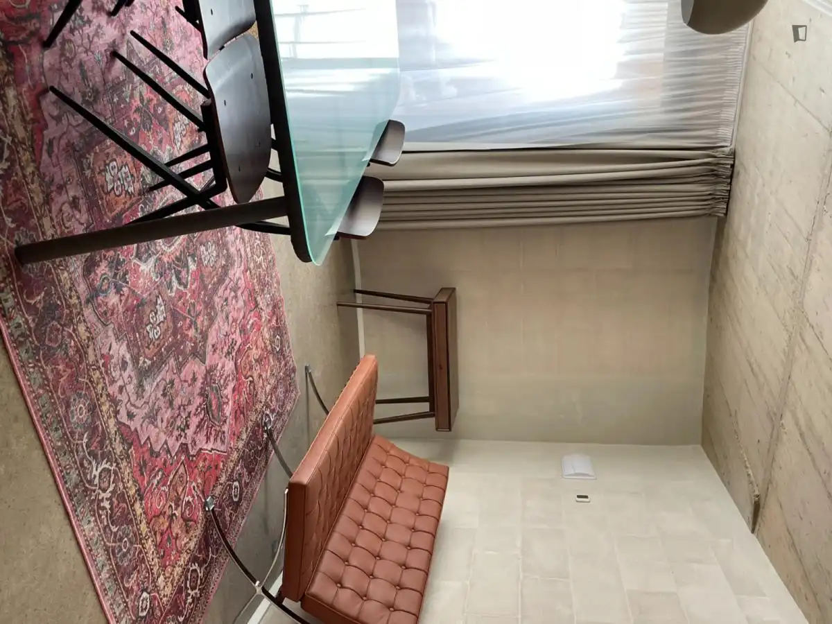 Terraza de Apartamento de alquiler en Barcelona con Aire acondicionado, Calefacción y Amueblado