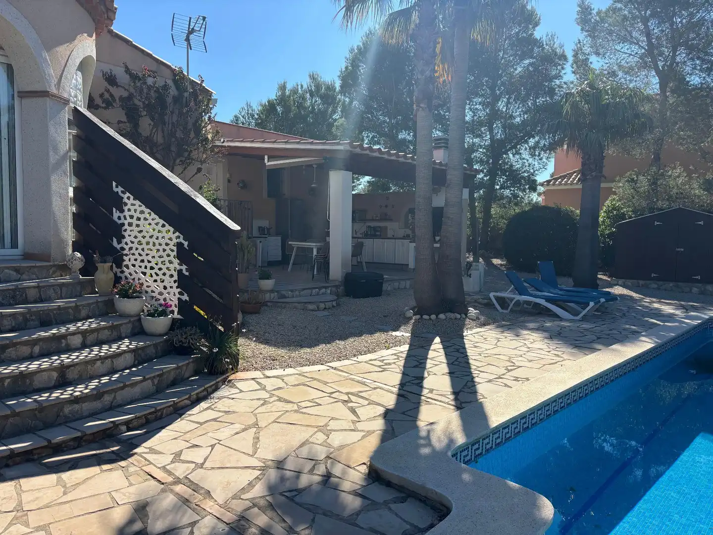Piscina de Casa o xalet en venda en L'Ametlla de Mar  amb Jardí privat, Terrassa i Traster