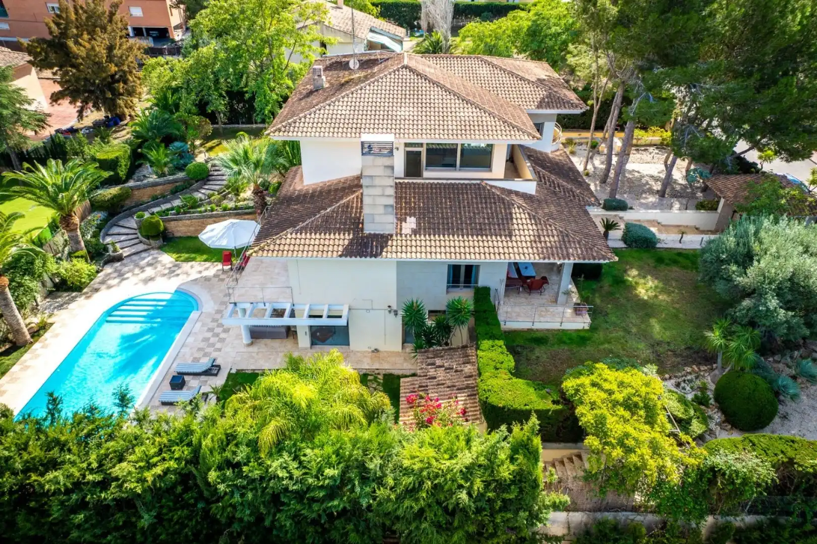 Exterior view of Houses for sale in Molina de Segura  with Private garden, Terrace and Swimming Pool