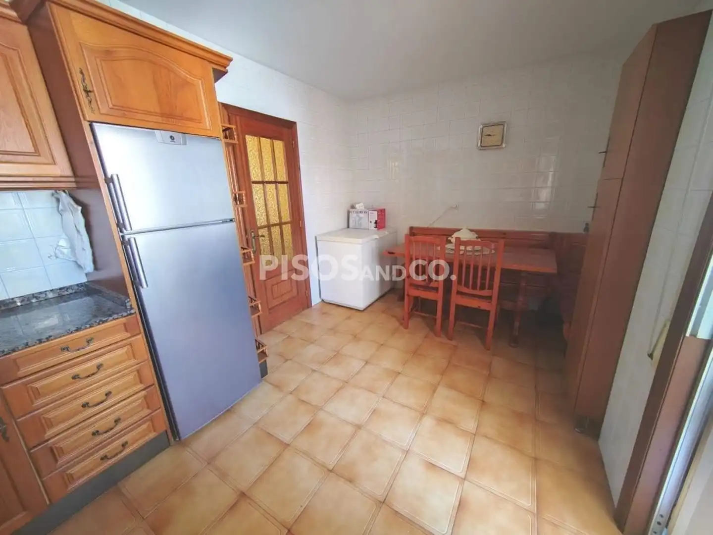 Cocina de Piso en venta en A Coruña Capital  con Calefacción, Trastero y Amueblado