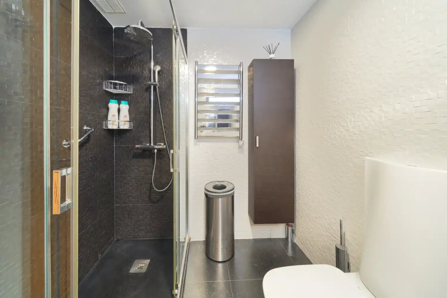Baño de Ático de alquiler en Málaga con Aire acondicionado, Amueblado y Lavadora