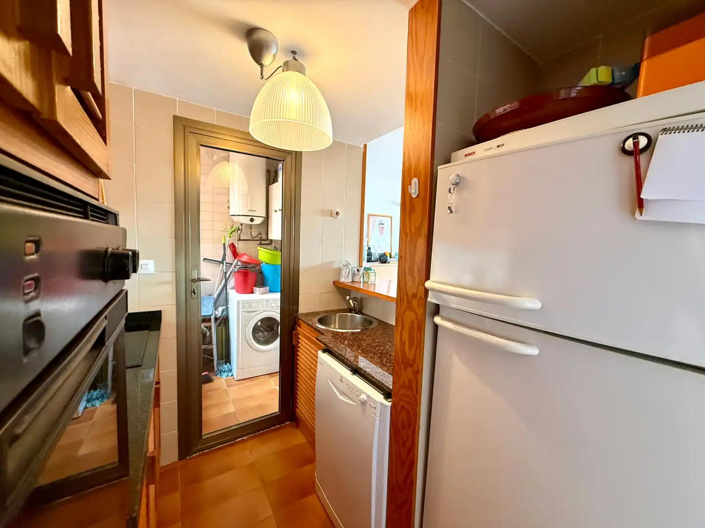 Kitchen of Apartments for sale in Eivissa  with Air Conditioner, Terrace and Balcony