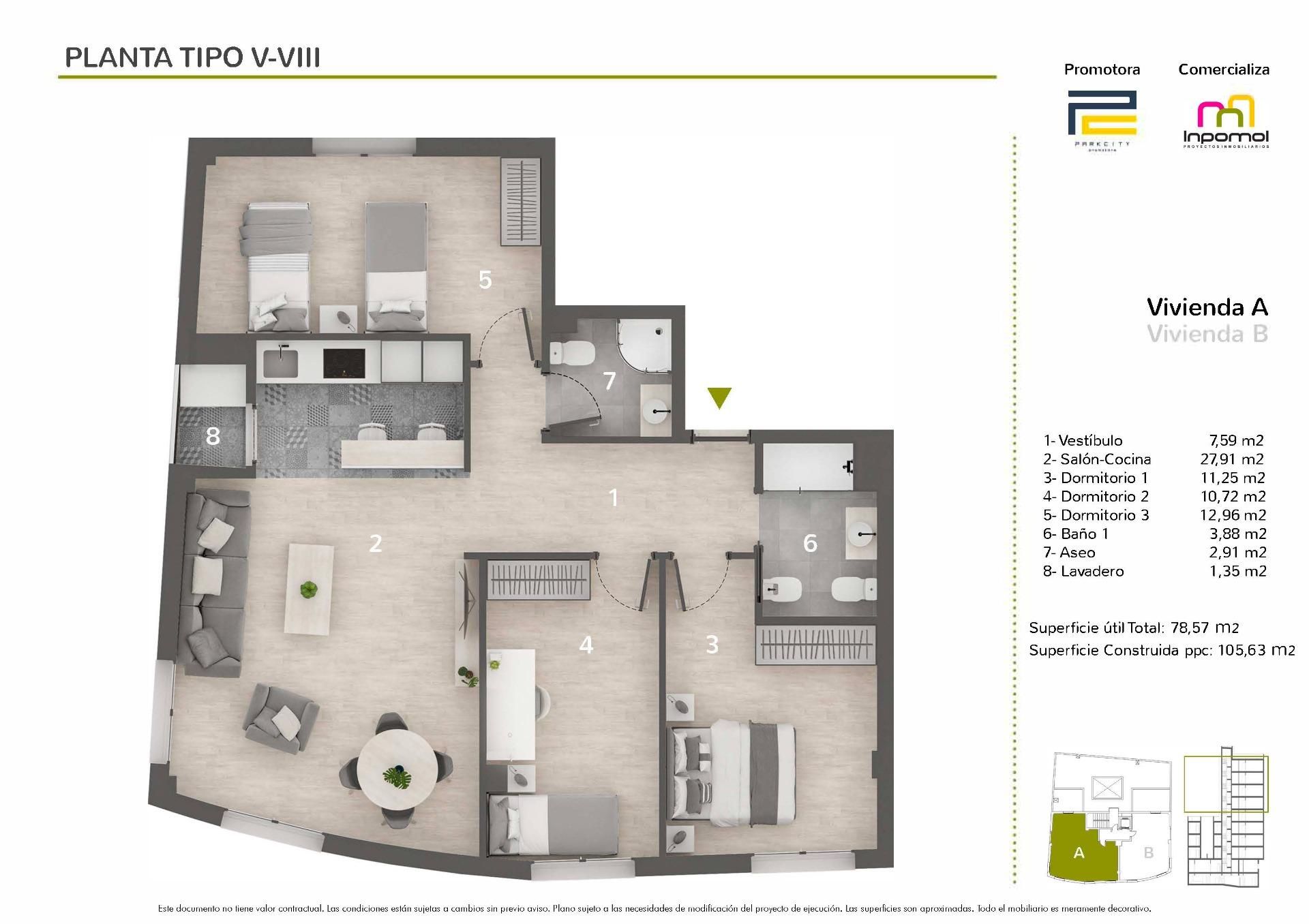 Flat for sale in Badajoz Capital  with Heating