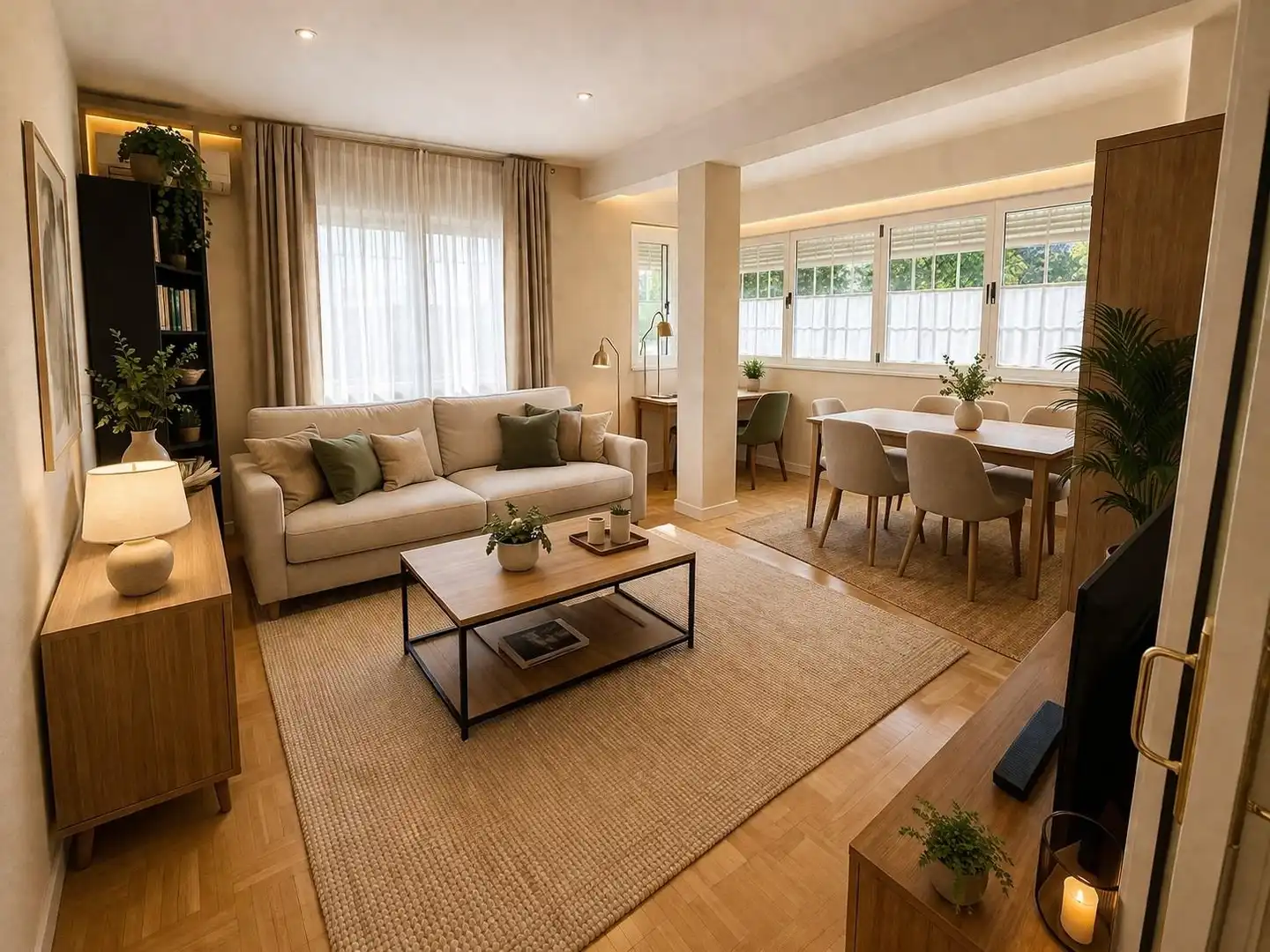 Sala d'estar de Pis en venda en Madrid amb Aire condicionat, Calefacció i Parquet