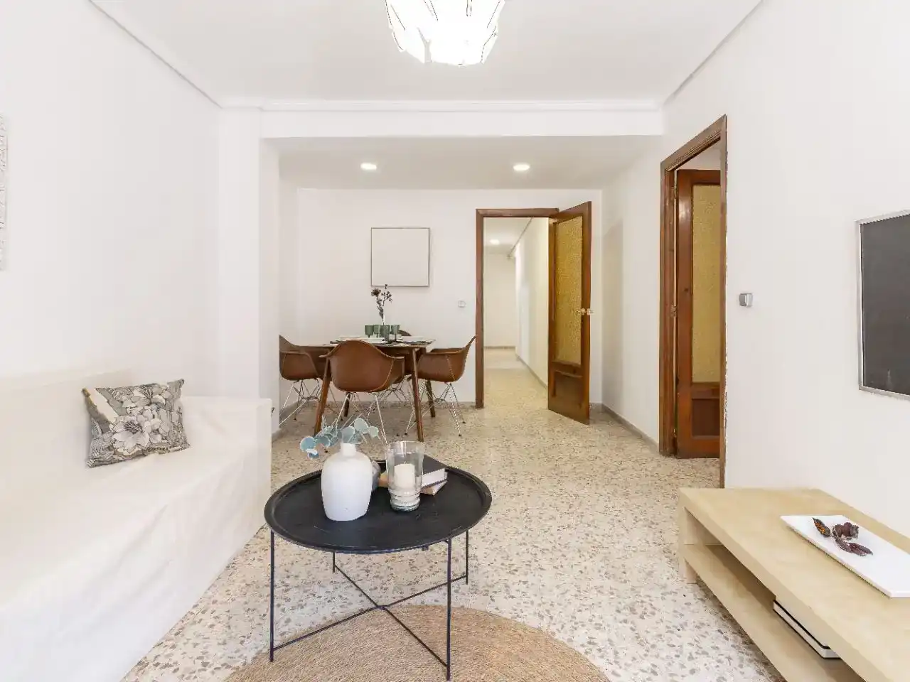 Wohnzimmer von Wohnung zum Verkauf in  Valencia Capital mit Balkon