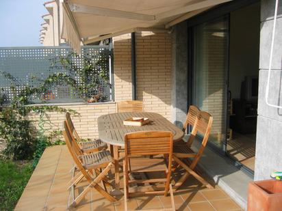 Terrace of Single-family semi-detached for sale in Cassà de la Selva  with Heating, Private garden and Parquet flooring