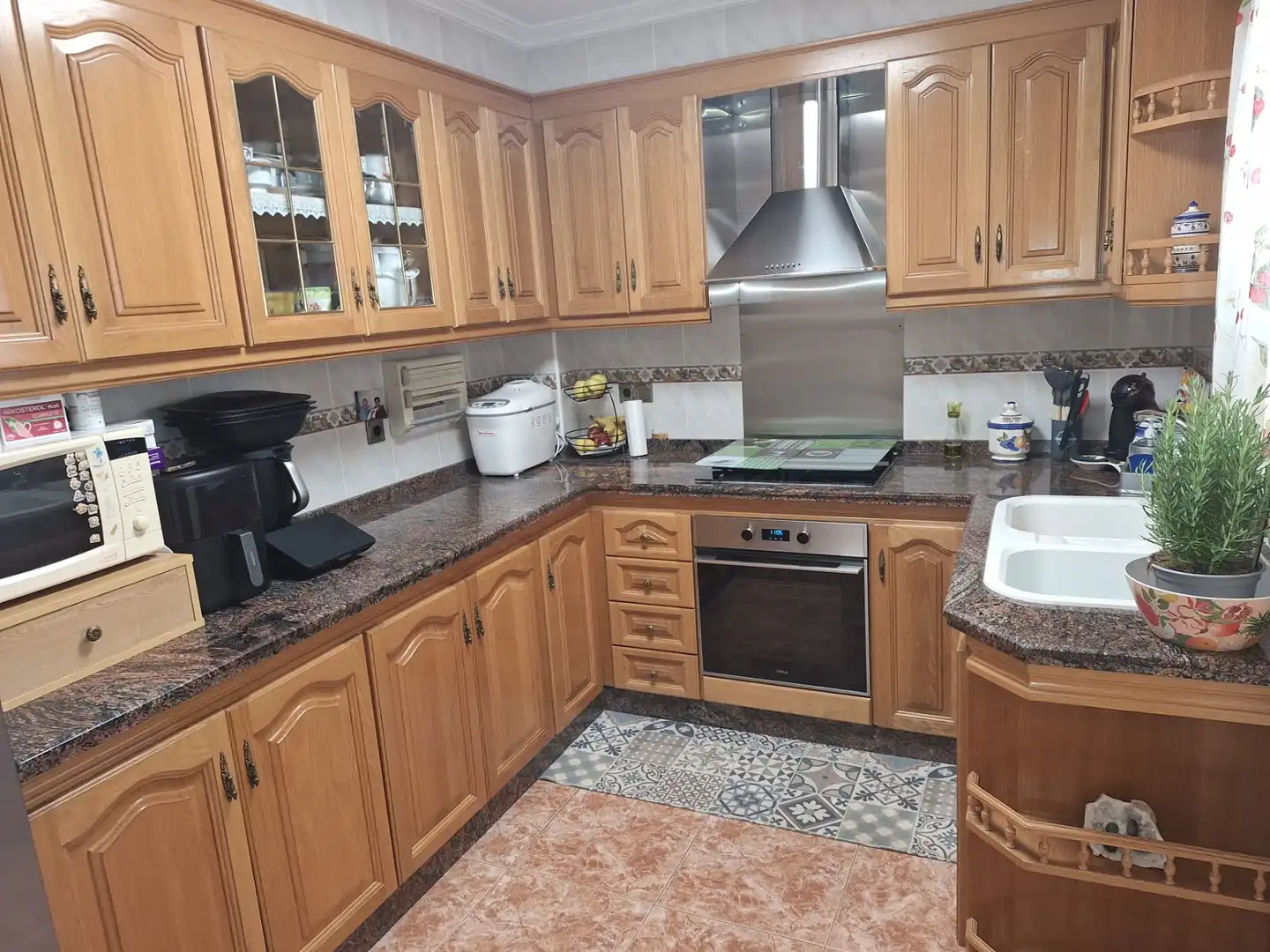 Cocina de Piso en venta en San Vicente del Raspeig / Sant Vicent del Raspeig con Aire acondicionado, Amueblado y Horno